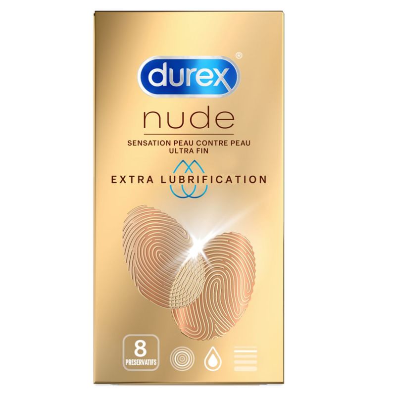 Préservatif Durex Nude Avec ou Sans Latex en polyisoprène
