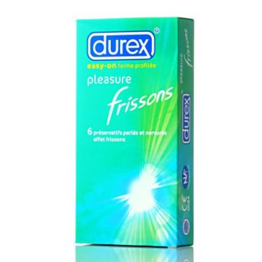 Préservatif Durex Pleasure Frissons x6