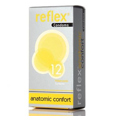 Préservatifs Reflex Condoms Anatomic Confort x12