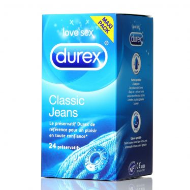 Préservatif Durex Classic Jeans x24